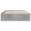 VidaXL vidaXL Bed Frame Bed Base Bedstead Concrete Grey 135x190 cm Engineered Wood 5
