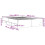 VidaXL vidaXL Bed Frame Bed Concrete Grey 120x190 cm Small Double Engineered Wood 10
