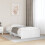 VidaXL vidaXL Bed Frame Home Bed Base White 75x190 cm Small Single Engineered Wood 3