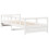 VidaXL vidaXL Daybed Sofa Bed Guest Bed Sleeper Sofa White 90x200 cm Solid Wood Pine 7