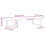 VidaXL vidaXL Basin Shelf Wall Mounted Bathroom Countertop Steel and Solid Wood Beech 11