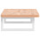 VidaXL vidaXL Basin Shelf Wall Mounted Bathroom Countertop Steel and Solid Wood Beech 5