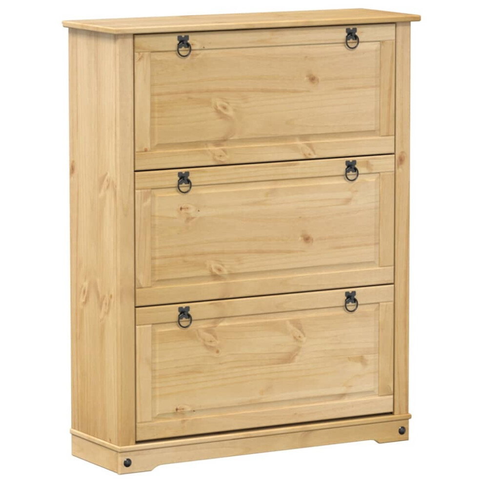 Vidaxl Wine Cabinet Wine Cupboard Sideboard Drinks Cabinet Solid Wood Pine