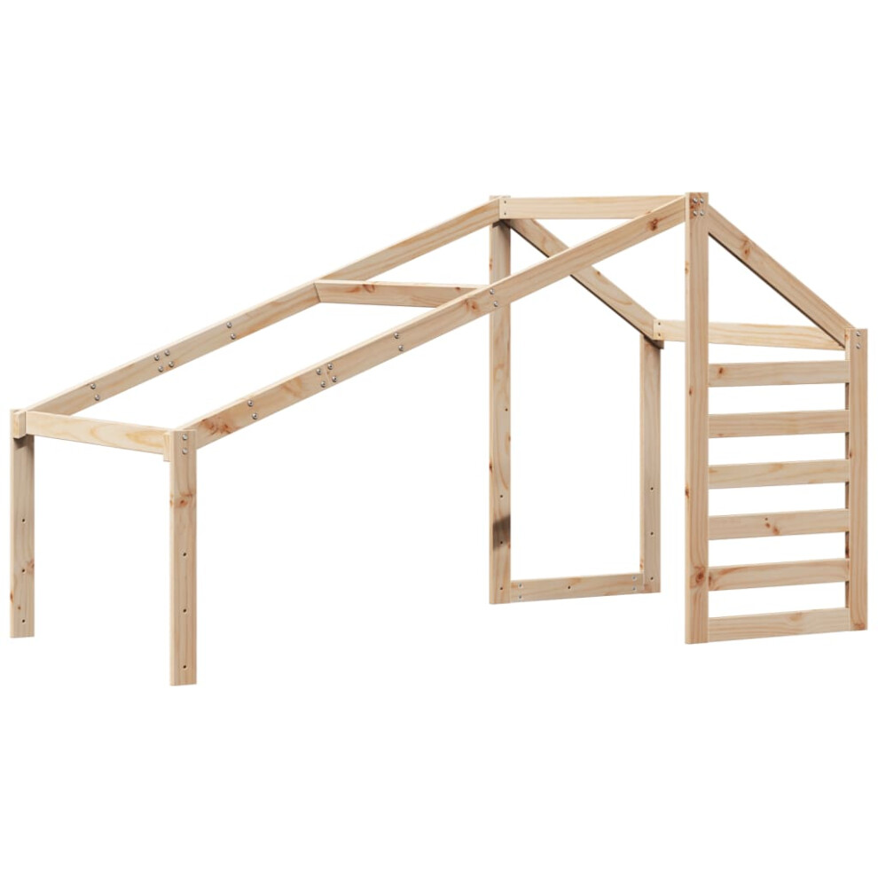 Vidaxl Kids' Bed Roof Bed Canopy Bed Rooftop 198X97x113 Cm Solid Wood Pine