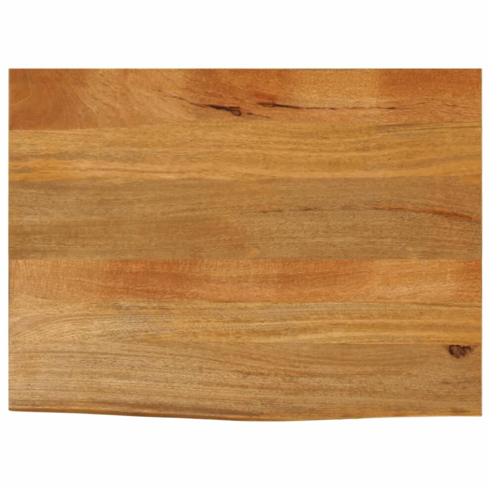 Vidaxl Table Top Live Edge Replacement Board Dining Table Top Solid Wood Mango