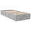 VidaXL vidaXL Bed Frame Bed Base Grey Sonoma 75x190 cm Small Single Engineered Wood 6