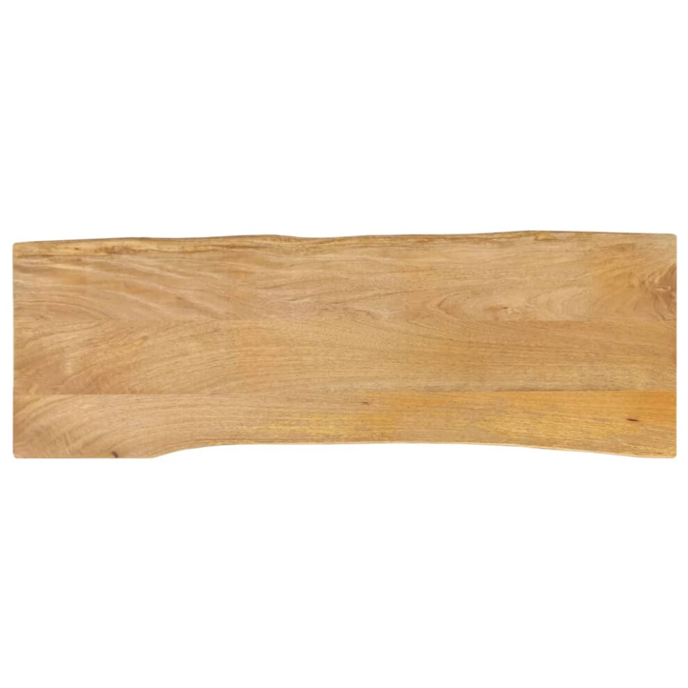 vidaXL Table Top Live Edge Replacement Board Dining Table Top Solid Wood Mango