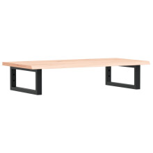 vidaXL Basin Shelf Wall Mounted Bathroom Countertop Steel and Solid Wood Oak