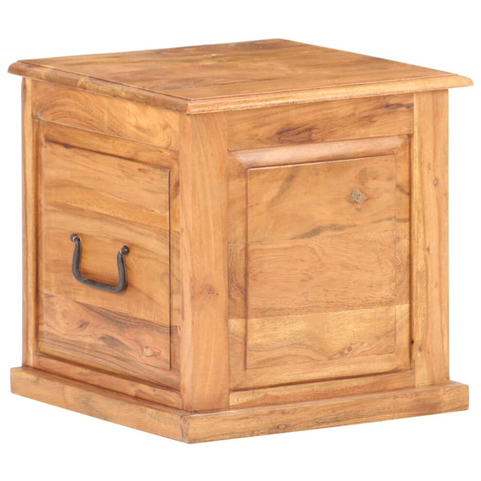 vidaXL Solid Acacia Wood Chest Case Box Bedside Cabinet Bedroom Furniture-image-OPC-PF8SH87-NEW