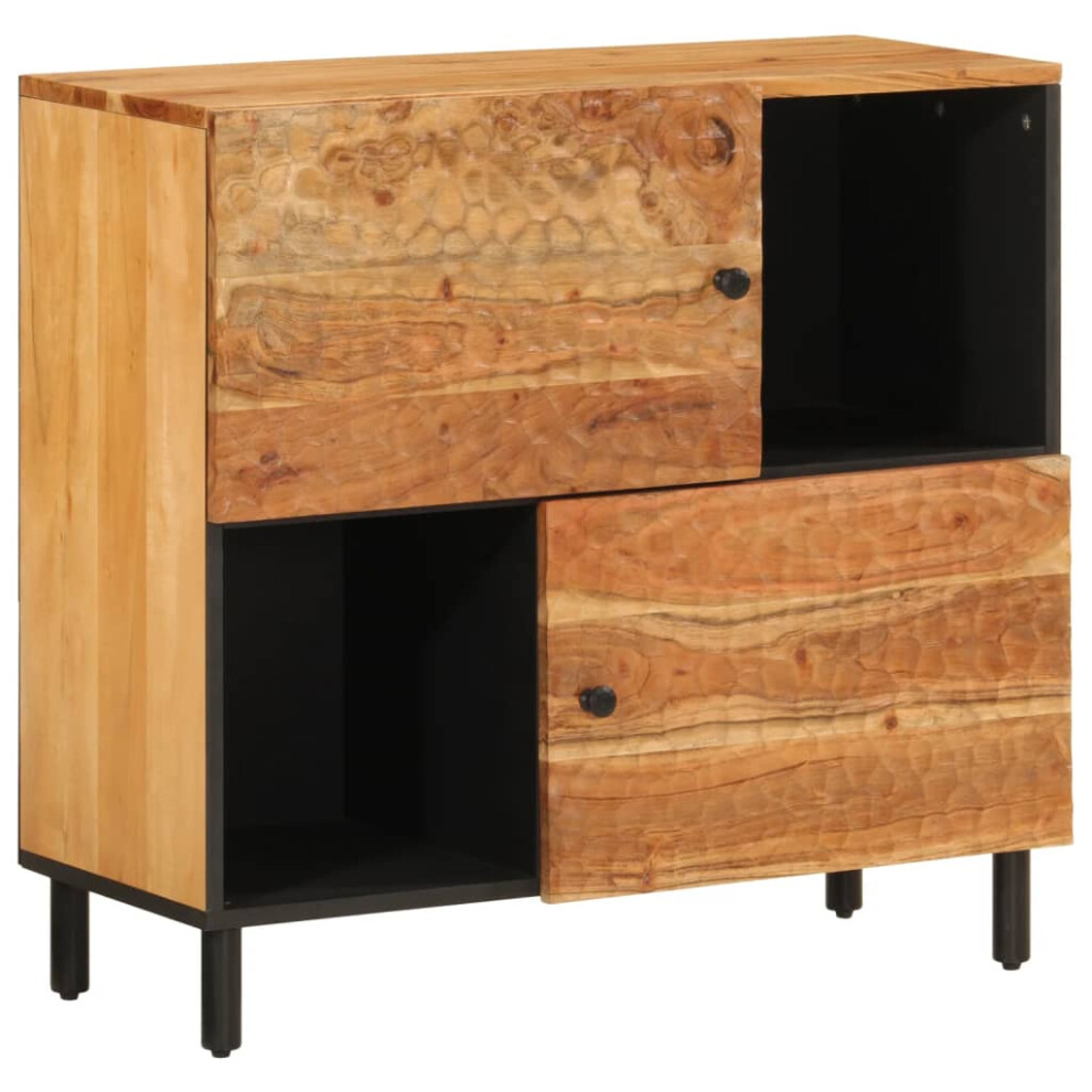 Vidaxl Side Cabinet Storage Cabinet Cupboard Side Board Solid Wood Acacia