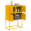 VidaXL vidaXL Sideboard Storage Cupboard Side Cabinet Highboard Mustard Yellow Steel 5