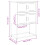 VidaXL vidaXL Sideboard Storage Cupboard Side Cabinet Highboard Mustard Yellow Steel 4