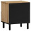 VidaXL vidaXL Bedside Cabinets Nightstand End Table Bed Table 2 pcs Solid Wood Mango 8