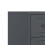 VidaXL vidaXL Bedside Cabinets Nightstand Bed Table Side Table 2 pcs Anthracite Steel 10