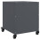 VidaXL vidaXL Bedside Cabinets Nightstand Bed Table Side Table 2 pcs Anthracite Steel 8