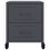 VidaXL vidaXL Bedside Cabinets Nightstand Bed Table Side Table 2 pcs Anthracite Steel 5