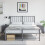 VidaXL vidaXL Bedside Cabinets Nightstand Bed Table Side Table 2 pcs Anthracite Steel 3