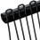 VidaXL vidaXL Pitchfork Head with 18 Tines Pitch Fork Replacement Head Black Steel 8