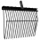 VidaXL vidaXL Pitchfork Head with 18 Tines Pitch Fork Replacement Head Black Steel 7