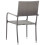 VidaXL vidaXL Garden Dining Chairs 4 pcs Stackable Outdoor Chair Grey Poly Rattan 5