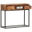 VidaXL vidaXL Console Table Gold 90cm Solid Reclaimed Wood End Side Stand Cabinet 2