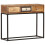 VidaXL vidaXL Console Table Gold 90cm Solid Reclaimed Wood End Side Stand Cabinet 7