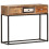 VidaXL vidaXL Console Table Gold 90cm Solid Reclaimed Wood End Side Stand Cabinet 8