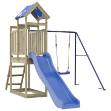vidaXL Outdoor Playset Impregnated Wood Pine playset wooden playset