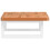 VidaXL vidaXL Basin Shelf Wall Mounted Bathroom Countertop Steel and Solid Wood Beech 5