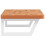 VidaXL vidaXL Basin Shelf Wall Mounted Bathroom Countertop Steel and Solid Wood Beech 5