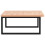 VidaXL vidaXL Basin Shelf Wall Mounted Bathroom Countertop Steel and Solid Wood Beech 5