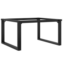 vidaXL Coffee Table Legs O-Frame Desk Legs DIY Metal Furniture Legs Steel