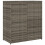 VidaXL vidaXL Gartenschrank Grau 105x55x113 cm Poly Rattan 9