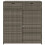 VidaXL vidaXL Gartenschrank Grau 105x55x113 cm Poly Rattan 7