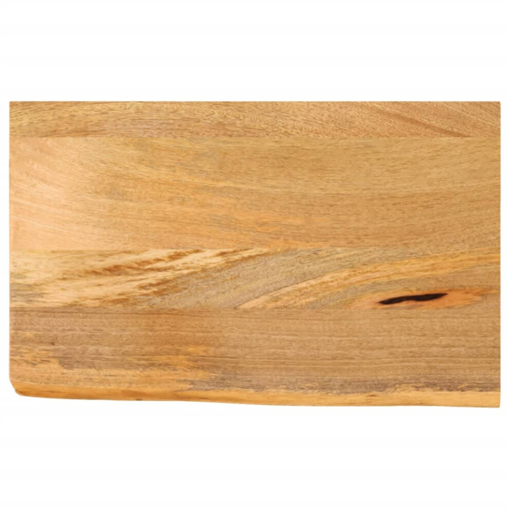 Vidaxl Table Top Live Edge Replacement Board Dining Table Top Solid Wood Mango