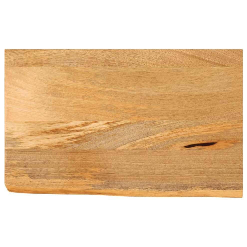 vidaXL Table Top Live Edge Replacement Board Dining Table Top Solid Wood Mango