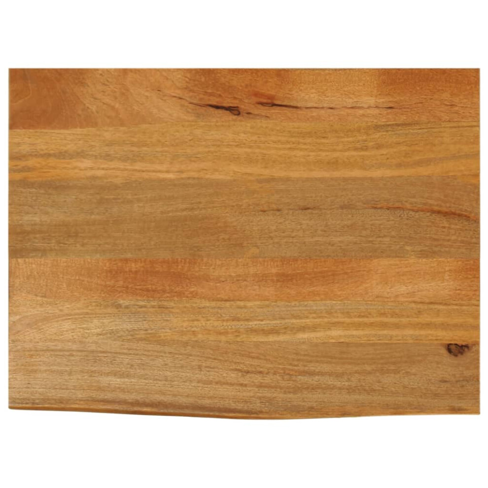 Vidaxl Table Top Live Edge Replacement Board Dining Table Top Solid Wood Mango