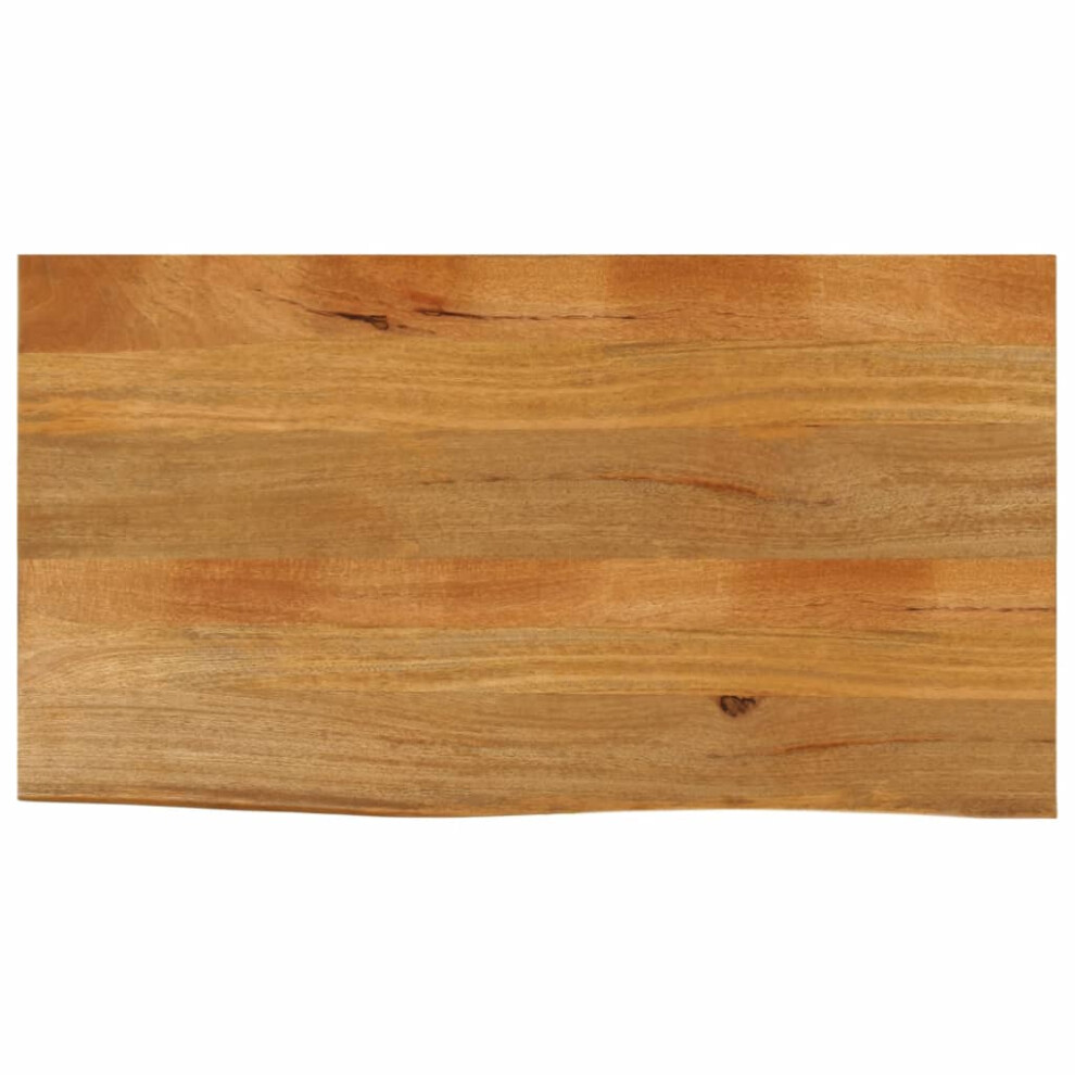 vidaXL Table Top Live Edge Replacement Board Dining Table Top Solid Wood Mango