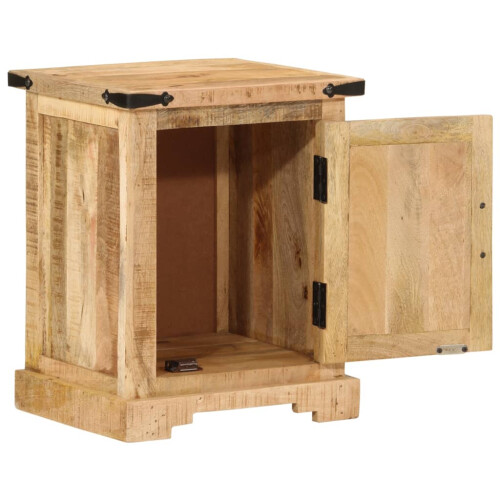VidaXL vidaXL Bedside Cabinet Bed Cabinet Nightstand Bed Side Table Solid Wood Mango 2