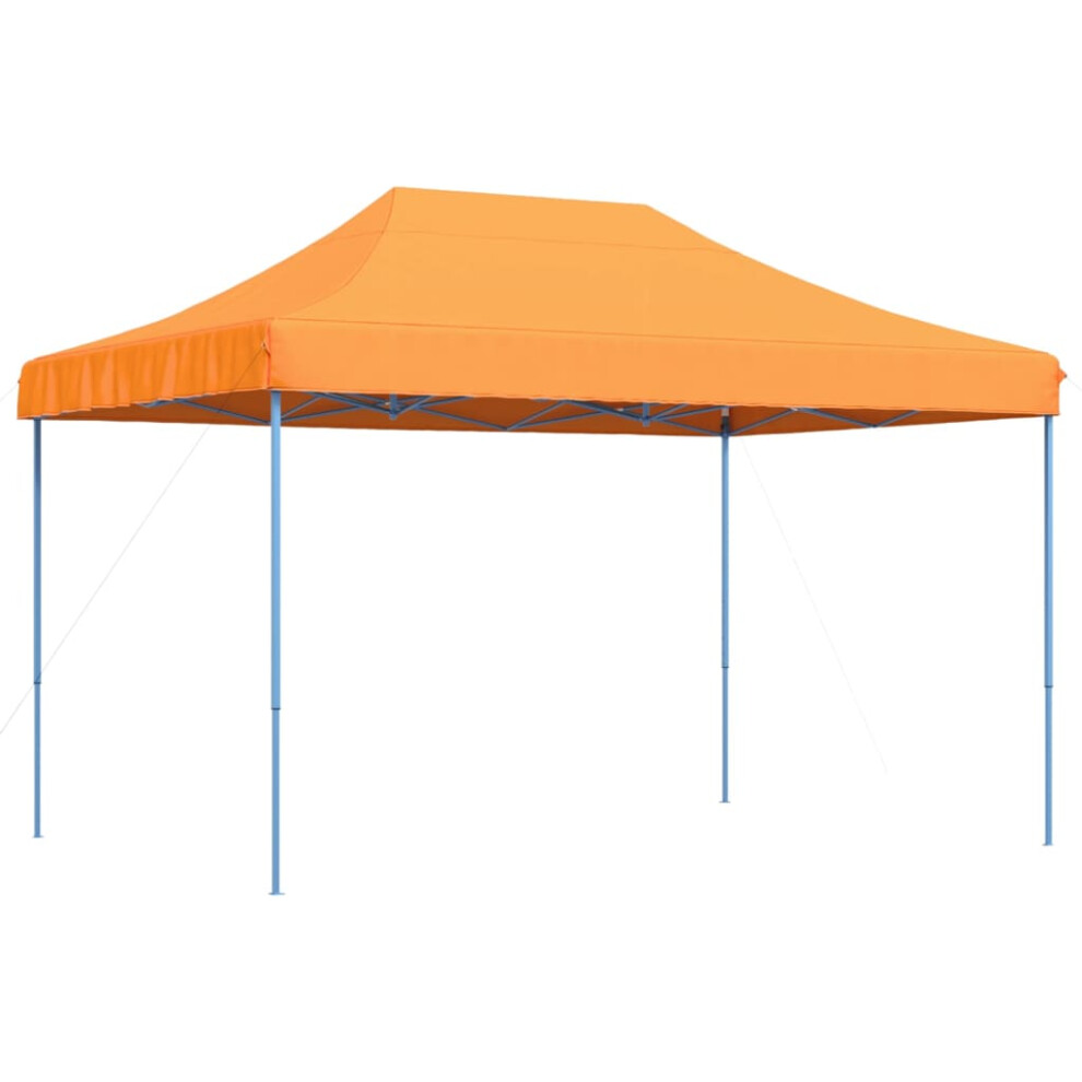 vidaXL Foldable Party Tent Pop-Up Garden Gazebo Patio Canopy Marquee Orange