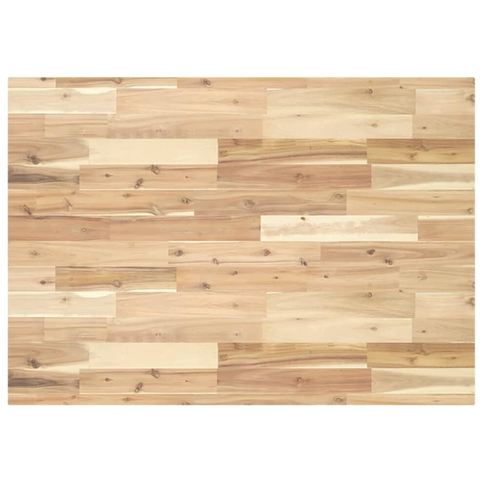 Vidaxl Table Top Replacement Dining Table Top Rectangular Solid Wood Acacia