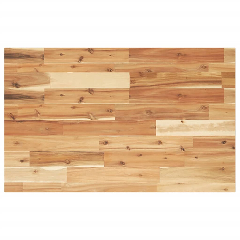 Vidaxl Table Top Replacement Dining Table Top Rectangular Solid Wood Acacia