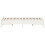 VidaXL vidaXL Bed Frame Bed Base Bedstead White 150x200 cm King Size Solid Wood Pine 5