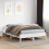 VidaXL vidaXL Bed Frame Bed Base Bedstead White 150x200 cm King Size Solid Wood Pine 3