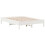 VidaXL vidaXL Bed Frame Bed Base Bedstead White 150x200 cm King Size Solid Wood Pine 2