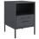 VidaXL vidaXL Bedside Cabinets Nightstand Bed Table Side Table 2 pcs Anthracite Steel 4