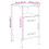 VidaXL vidaXL Bedside Cabinets Nightstand Bed Table Side Table 2 pcs Anthracite Steel 3