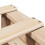 VidaXL vidaXL Bed Frame Home Bedstead Bed Base 150x200 cm King Size Solid Wood Pine 7