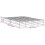 VidaXL vidaXL Bed Frame Home Bed Base White 120x190 cm Small Double Solid Wood Pine 4