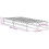 VidaXL vidaXL Bed Frame Home Bed Base White 75x190 cm Small Single Solid Wood Pine 4